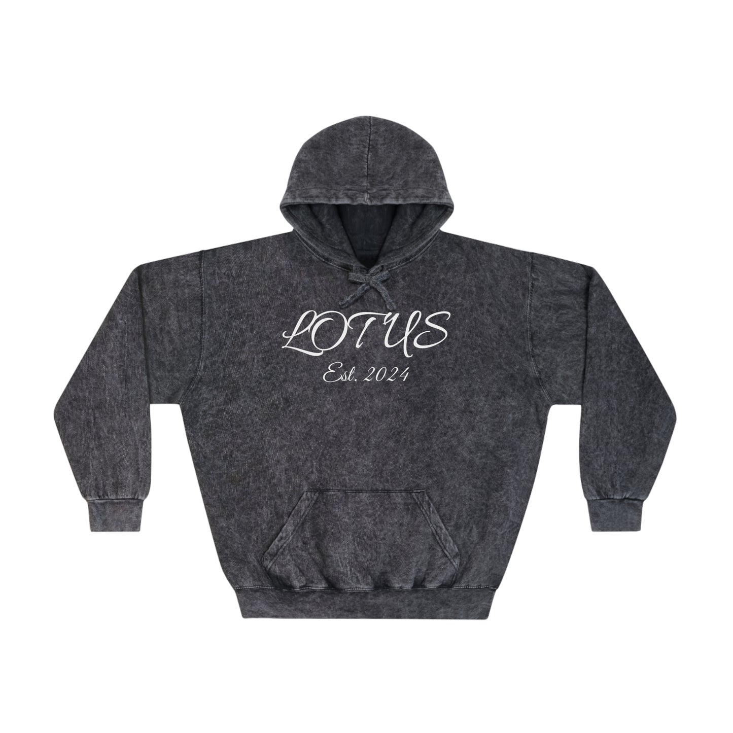 Lotus Mineral Wash Hoodie Est. 2024